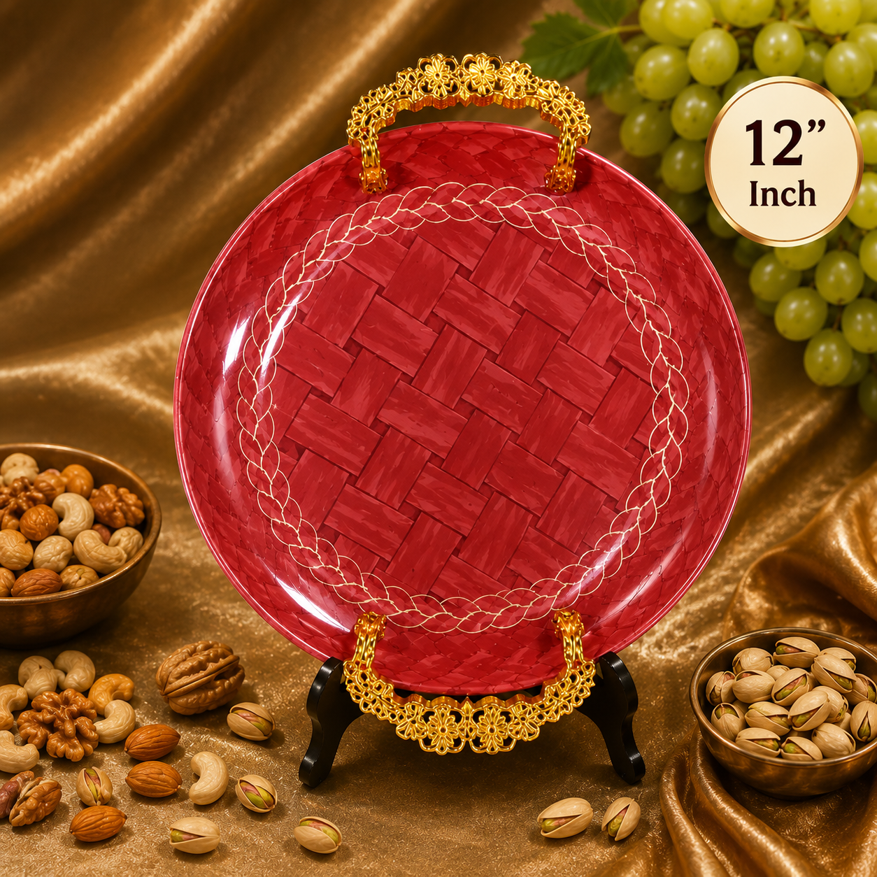 প্রিমিয়াম সিরামিক ট্রে – 12 ইঞ্চি TRAPG